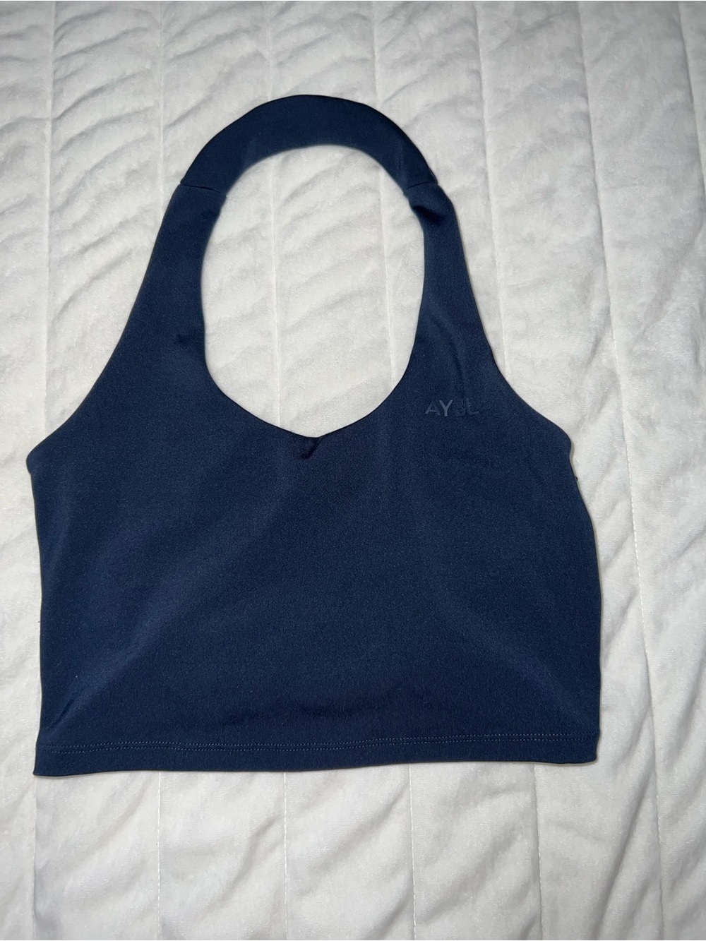 AYBL Navy Scoop-Back Sports Bra